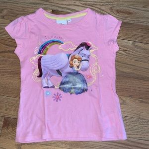 Disney Princess Sofia tee-shirt size 5